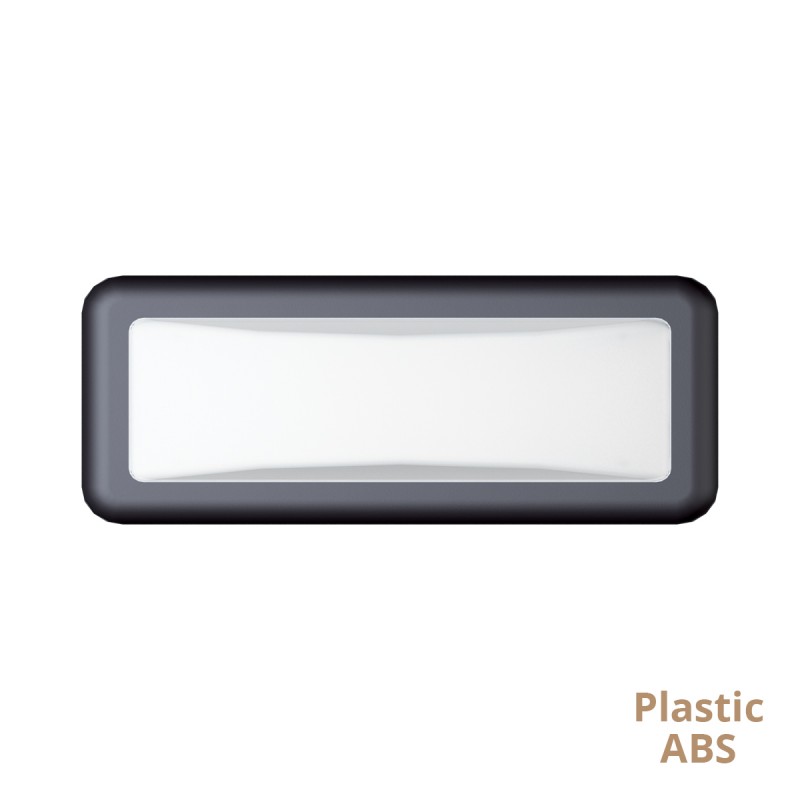 СТЕННА ЛАМПА MINOS LED 6W БЯЛО / ТЪМНО СИВО
