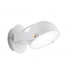 СТЕННА ЛАМПА ХЕМИ БЯЛА LED 5,8W 3000K