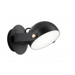 СТЕННА ЛАМПА HEMI LED 5,8W ЧЕРНА