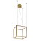 ПЕНДЕЛ GOLD CUBE 36W ЗЛАТЕН МАТ