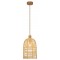 ВИСЯЩО ОСВЕТИТЕЛНО ТЯЛО BELL RATTAN / WOOD