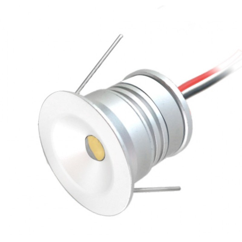 ВГРАДЕНА СТЕННА/ТАВАННА ЛАМПА БЯЛА ROYAL LED 1W IP65