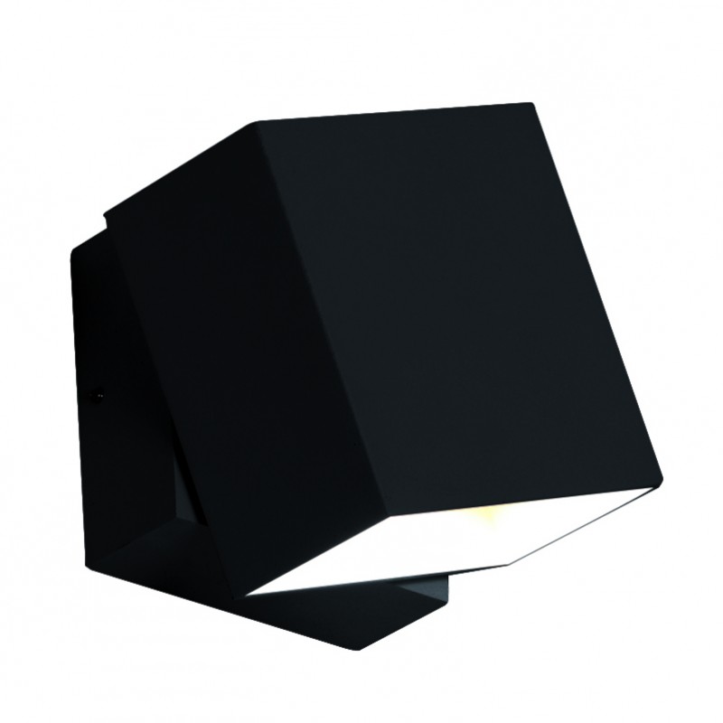 СТЕННА ЛАМПА QUADRO LED 6W ЧЕРНА IP54 СТЕННА ЛАМПА QUADRO LED 6W ЧЕРНА IP54