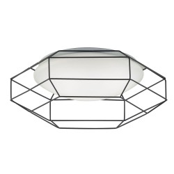 СТЕНЕН/ТАВАНЕН ПЛАФОН MONTE LED 12W 3000K ЧЕРЕН