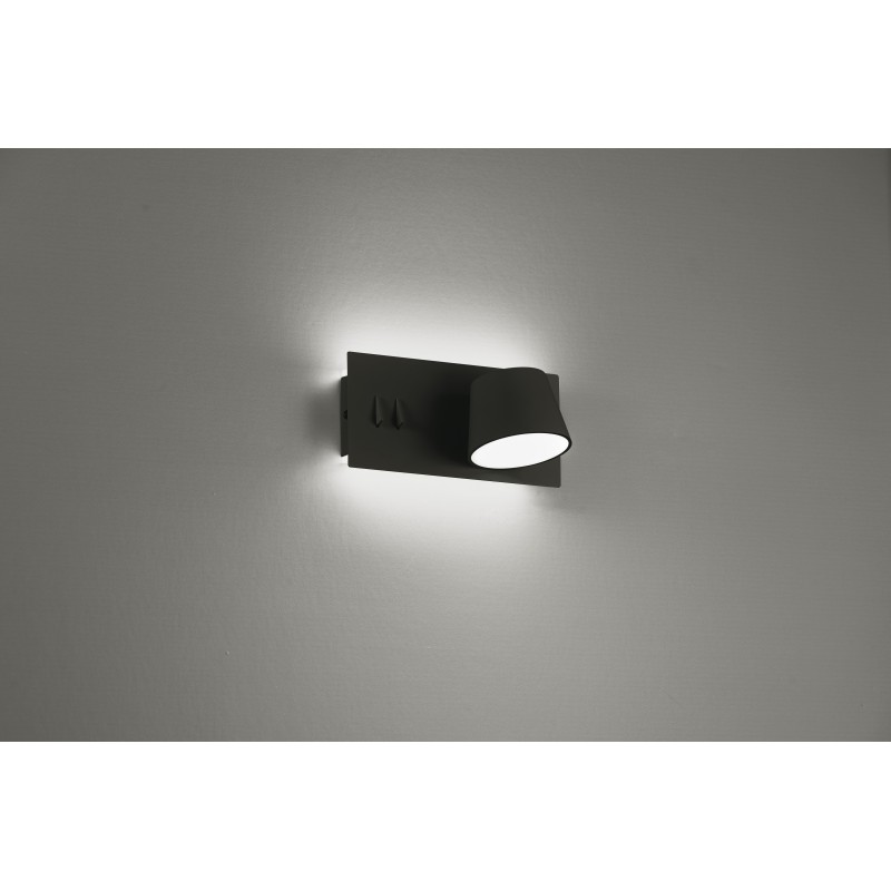 СТЕННА ЛАМПА SAM LED МОДУЛ 6,6W - 19,3W ЧЕРЕН ПЯСЪК IP20 СТЕННА ЛАМПА SAM LED МОДУЛ 6,6W - 19,3W ЧЕРЕН ПЯСЪК IP20