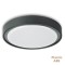 LED ПЛАФОН ANABELLA ТЪМНО СИВ 17,5W 3000K IP65