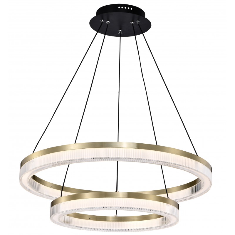 ПЕНДЕЛ HAPPINESS LED 43,6W ТИТАН ЗЛАТО / ЧЕРНО