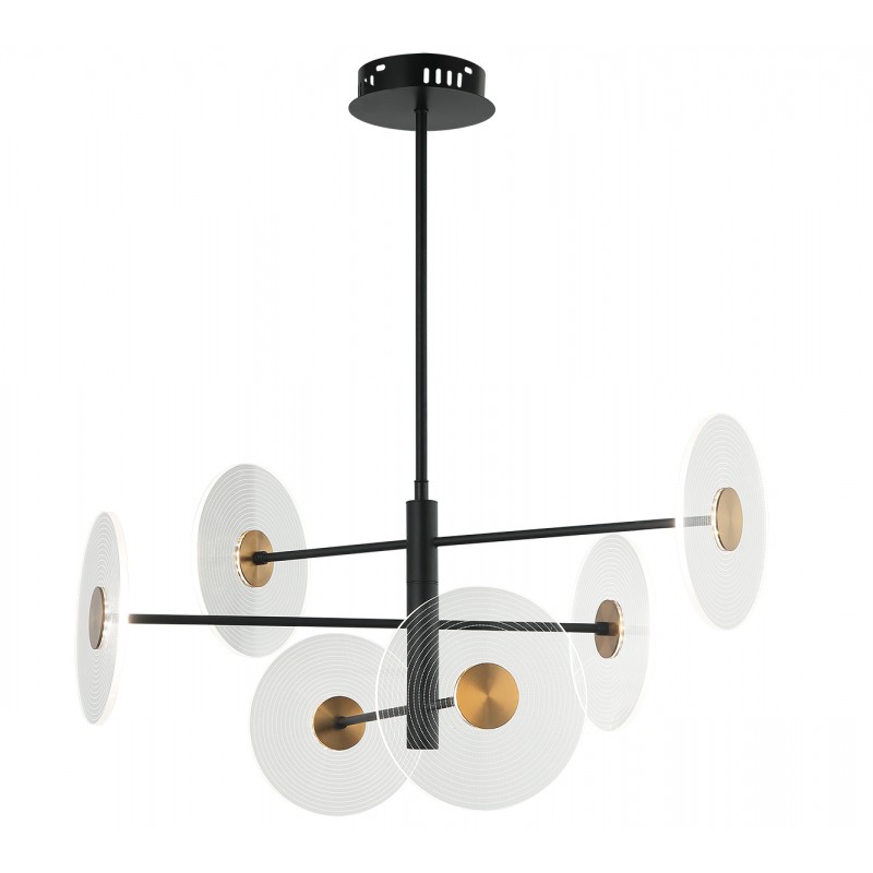 ПЕНДЕЛ SUN LED МОДУЛ 14W CLEAR / BLACK/BRONZE IP20
