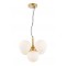 ВИСЯЩА ЛАМПА NEFELI D:410 H:1500 5X40W OPAL/GOLD