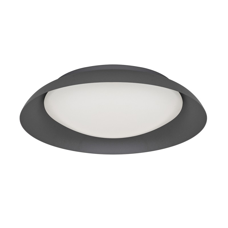 ПЛАФОН БРИТНИ LED 23W 3000K ТЪМНО СИВ