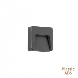 СТЕННА ЛАМПА LED 2W 3000K DARK GREY СТЕННА ЛАМПА LED 2W 3000K DARK GREY