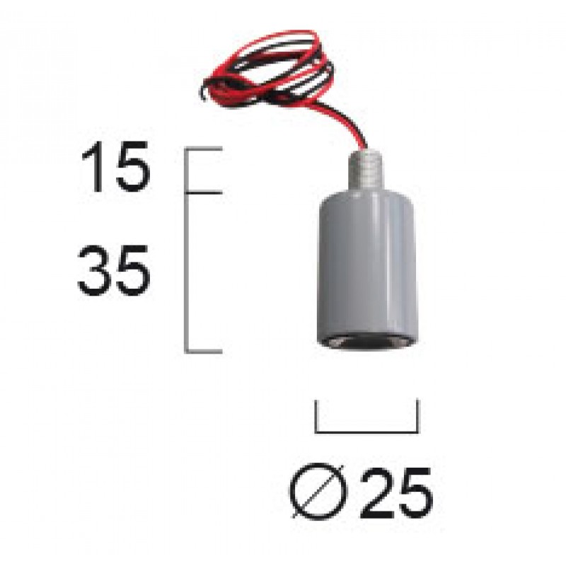 LED СПОТ STEEL GIRDER 3W ЧЕРЕН
