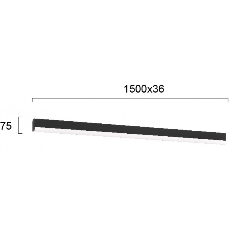 LED МОДУЛ ЗА ТАВАН ARIA 40W 3000K ЧЕРЕН LED МОДУЛ ЗА ТАВАН ARIA 40W 3000K ЧЕРЕН