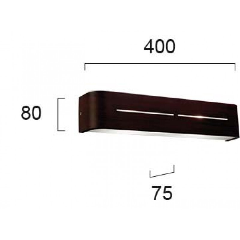 СТЕННА ЛАМПА WENGE TERRY КАФЯВА СТЕННА ЛАМПА WENGE TERRY КАФЯВА