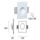 LED СТЕННА ЛАМПА DROP ASTER БЯЛА 1W 3000K