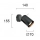 СПОТ BLACK RUBY GU10 ЧЕРЕН СПОТ BLACK RUBY GU10 ЧЕРЕН