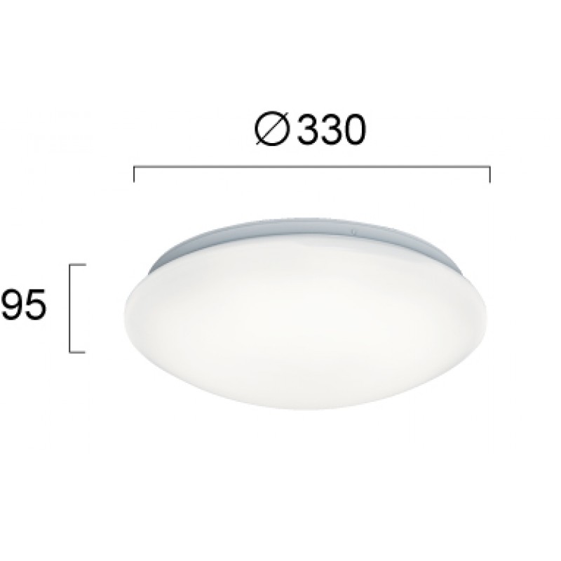 LED ПЛАФОН БРАЙТ 20W 3000K IP44 LED ПЛАФОН БРАЙТ 20W 3000K IP44