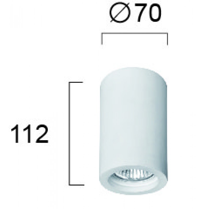 СПОТ PHENIX GU10 25W БЯЛ СПОТ PHENIX GU10 25W БЯЛ