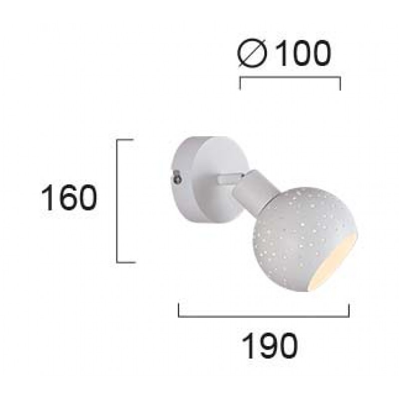 СПОТ WHITE GALAXY E14 MAX 42W СПОТ WHITE GALAXY E14 MAX 42W