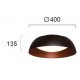 LED ПЛАФОН ЧЕСТЪР 24W 3000K ЧЕРЕН/КАФЯВ