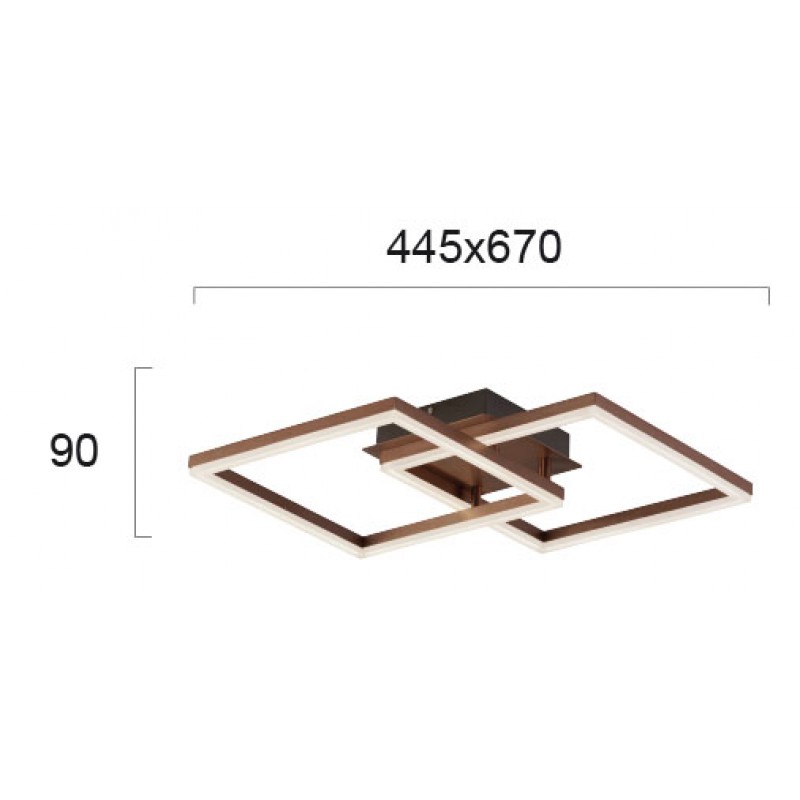 ПЛАФОН ЛИНУС LED МОДУЛ 40W 3000K ПЛАФОН ЛИНУС LED МОДУЛ 40W 3000K