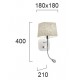 СТЕННА ЛАМПА HENDRIX НИКЕЛ МАТ СТЕННА ЛАМПА HENDRIX НИКЕЛ МАТ