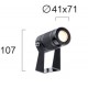 LED ПРОЖЕКТОР ЗА ЗЕМЯ 3W 3000K ТЪМНО СИВ ATLAS LED ПРОЖЕКТОР ЗА ЗЕМЯ 3W 3000K ТЪМНО СИВ ATLAS