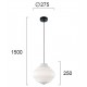 ПЕНДЕЛ BOHO D275 БЯЛ/ЧЕРЕН ПЕНДЕЛ BOHO D275 БЯЛ/ЧЕРЕН