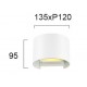 СТЕННА ЛАМПА КРЪГЛА GREG LED 6W БЯЛА IP54 СТЕННА ЛАМПА КРЪГЛА GREG LED 6W БЯЛА IP54
