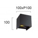 СТЕННА ЛАМПА SQUARE GREG LED 6W ЧЕРЕН IP54 СТЕННА ЛАМПА SQUARE GREG LED 6W ЧЕРЕН IP54