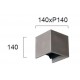 СТЕННА ЛАМПА SAMOS LED 12W СИВА IP65 СТЕННА ЛАМПА SAMOS LED 12W СИВА IP65