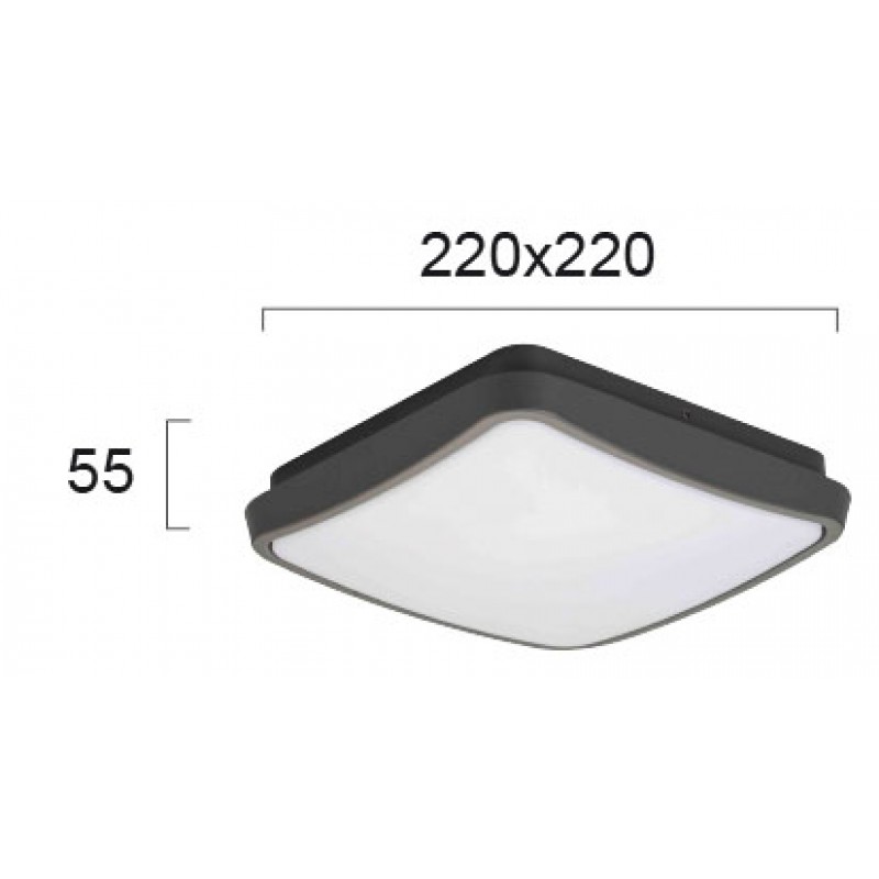 ПЛОСЪК LED ПЛАФОН TIBUOK 10W 3000K ПЛОСЪК LED ПЛАФОН TIBUOK 10W 3000K