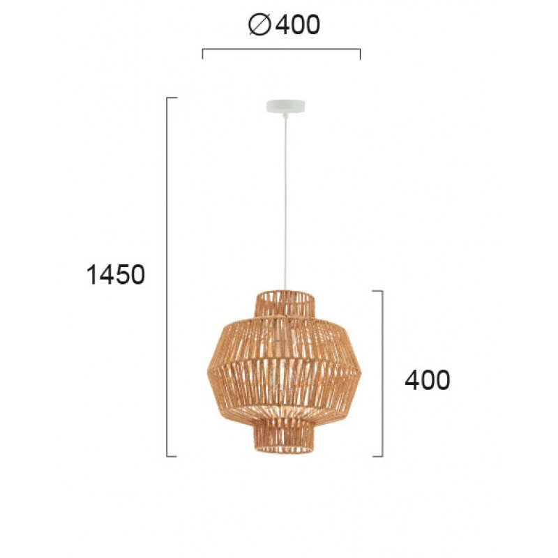 ПЕНДЕЛ FELIS E27 60W NATURAL / WHITE ПЕНДЕЛ FELIS E27 60W NATURAL / WHITE