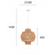ПЕНДЕЛ FELIS E27 60W NATURAL / WHITE ПЕНДЕЛ FELIS E27 60W NATURAL / WHITE