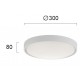 ПЛАФОН YARA LED 19W 3000K БЯЛ ПЛАФОН YARA LED 19W 3000K БЯЛ