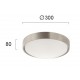 ПЛАФОН YARA СРЕБЪРЕН D300 LED 19W 3000K ПЛАФОН YARA СРЕБЪРЕН D300 LED 19W 3000K