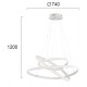 ПЕНДЕЛ COZI LED 57,6W 3100K 3600 LM БЯЛ ПЕНДЕЛ COZI LED 57,6W 3100K 3600 LM БЯЛ
