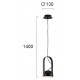 ПЕНДЕЛ HEMI ЧЕРЕН 5,8W LED ПЕНДЕЛ HEMI ЧЕРЕН 5,8W LED