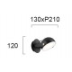 СТЕННА ЛАМПА HEMI LED 5,8W ЧЕРНА СТЕННА ЛАМПА HEMI LED 5,8W ЧЕРНА