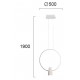 ПЕНДЕЛ СИНДИ БЯЛ С LED МОДУЛ 25,5W ПЕНДЕЛ СИНДИ БЯЛ С LED МОДУЛ 25,5W