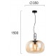 ПЕНДЕЛ AMBER D350 РЕТРО ЧЕРЕН/КЕХЛИБАР ПЕНДЕЛ AMBER D350 РЕТРО ЧЕРЕН/КЕХЛИБАР