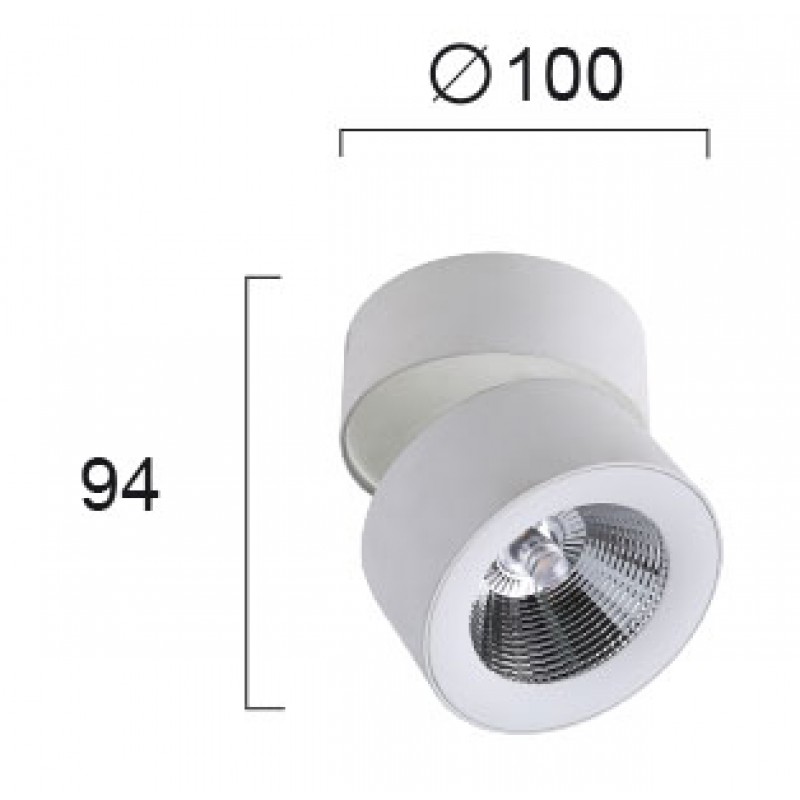 СПОТ ОСВЕТИТЕЛ MORIS LED 11W БЯЛ