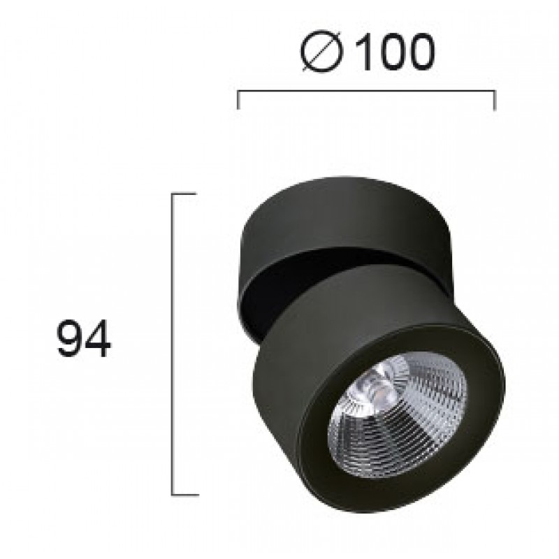 LED СПОТ MORIS ЧЕРЕН 10,6W