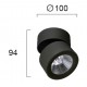 LED СПОТ MORIS ЧЕРЕН 10,6W