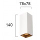 СПОТ FLAME 78X78X140 БЯЛ