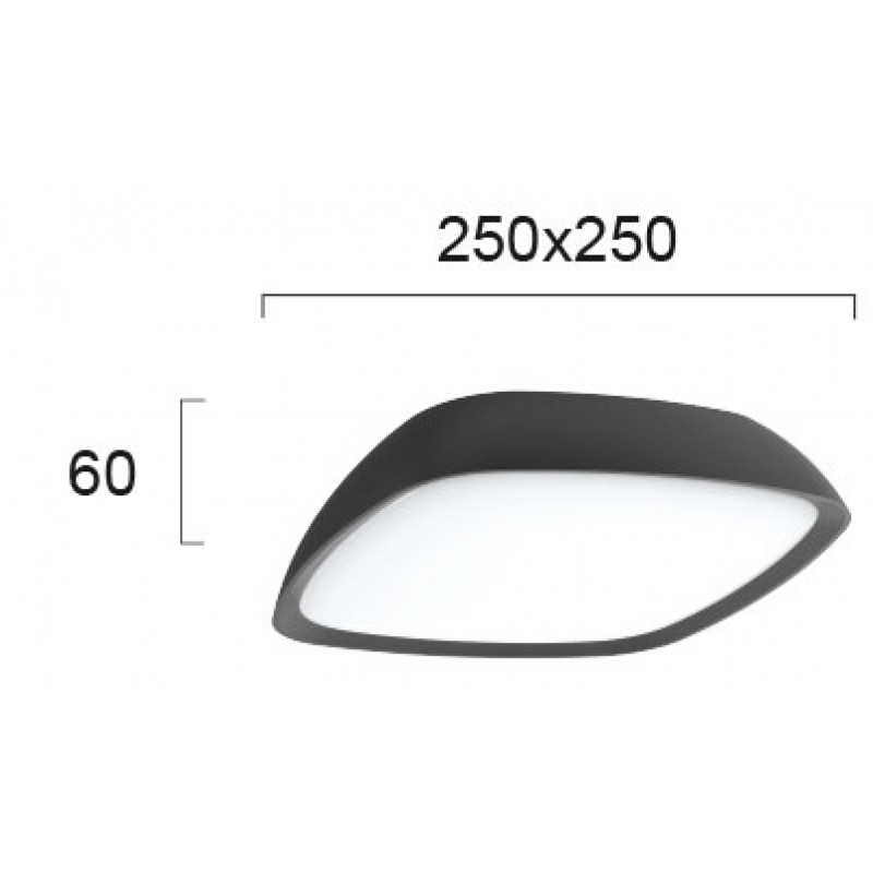 LED ПЛАФОН COSMO 20W 3000K IP65 LED ПЛАФОН COSMO 20W 3000K IP65