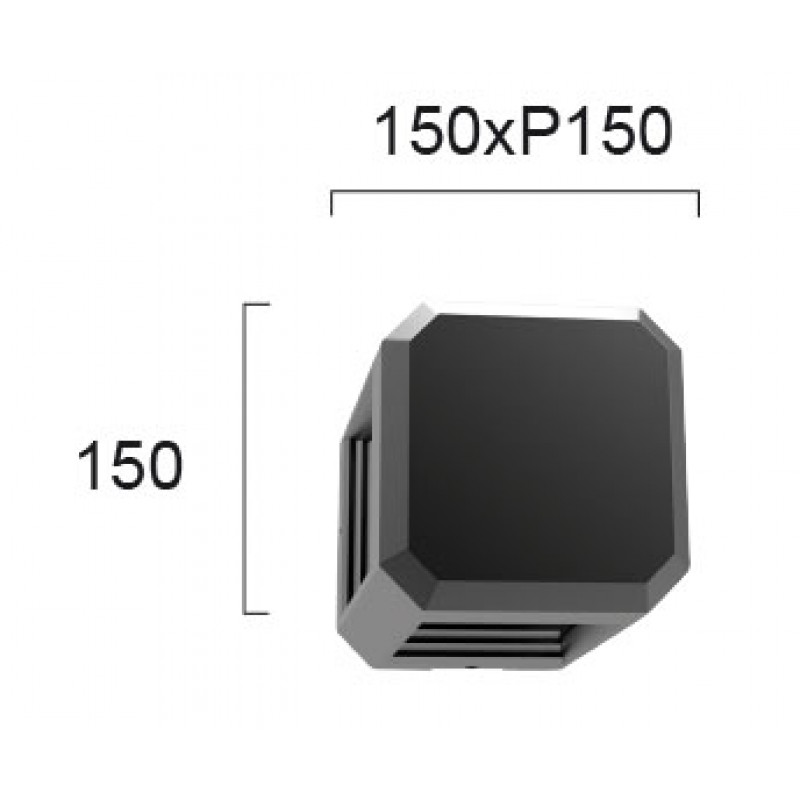 СТЕНЕН АПЛИК BIOS LED 13W ТЪМНО СИВ IP65 СТЕНЕН АПЛИК BIOS LED 13W ТЪМНО СИВ IP65