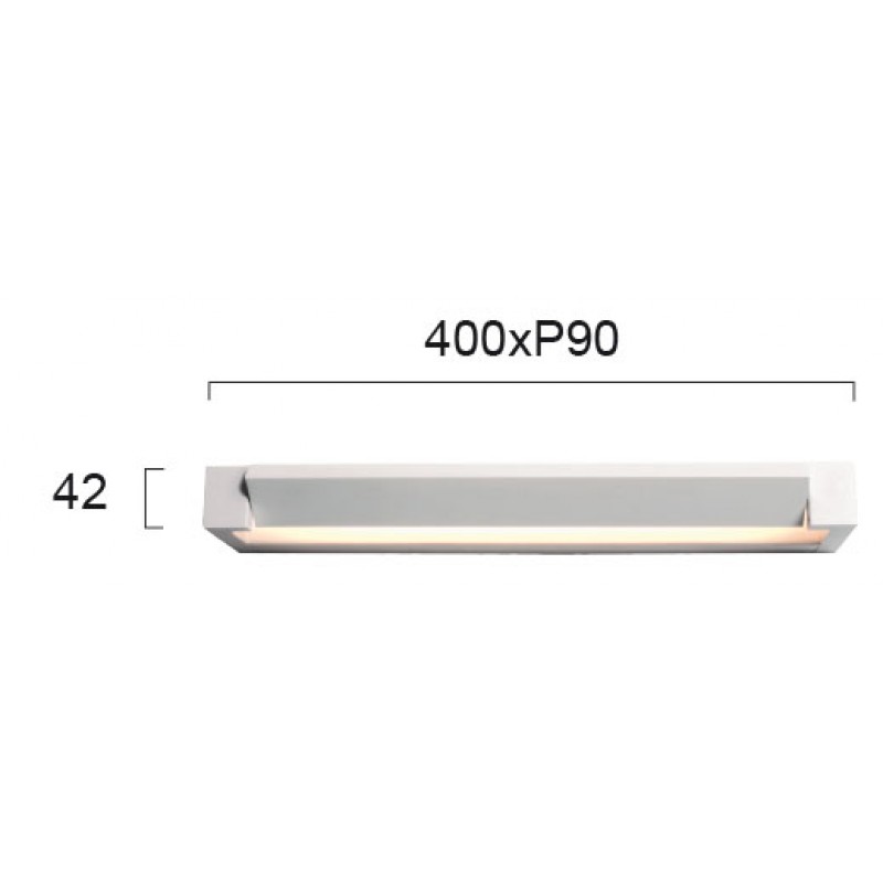 СТЕННА ЛАМПА VALSE LED 13W 3000K БЯЛА СТЕННА ЛАМПА VALSE LED 13W 3000K БЯЛА