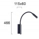 СТЕНЕН СПОТ BLACK MATRIX 4W ЧЕРЕН