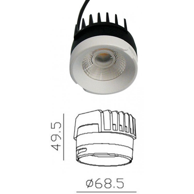 LED МОДУЛ ЗА ТОЧКОВИ СВЕТИЛА TOP-SPOT 14W БЯЛ LED МОДУЛ ЗА ТОЧКОВИ СВЕТИЛА TOP-SPOT 14W БЯЛ